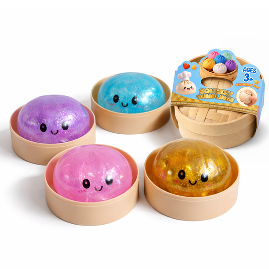 Mystery Squishy dumpling Fidget - Glitter