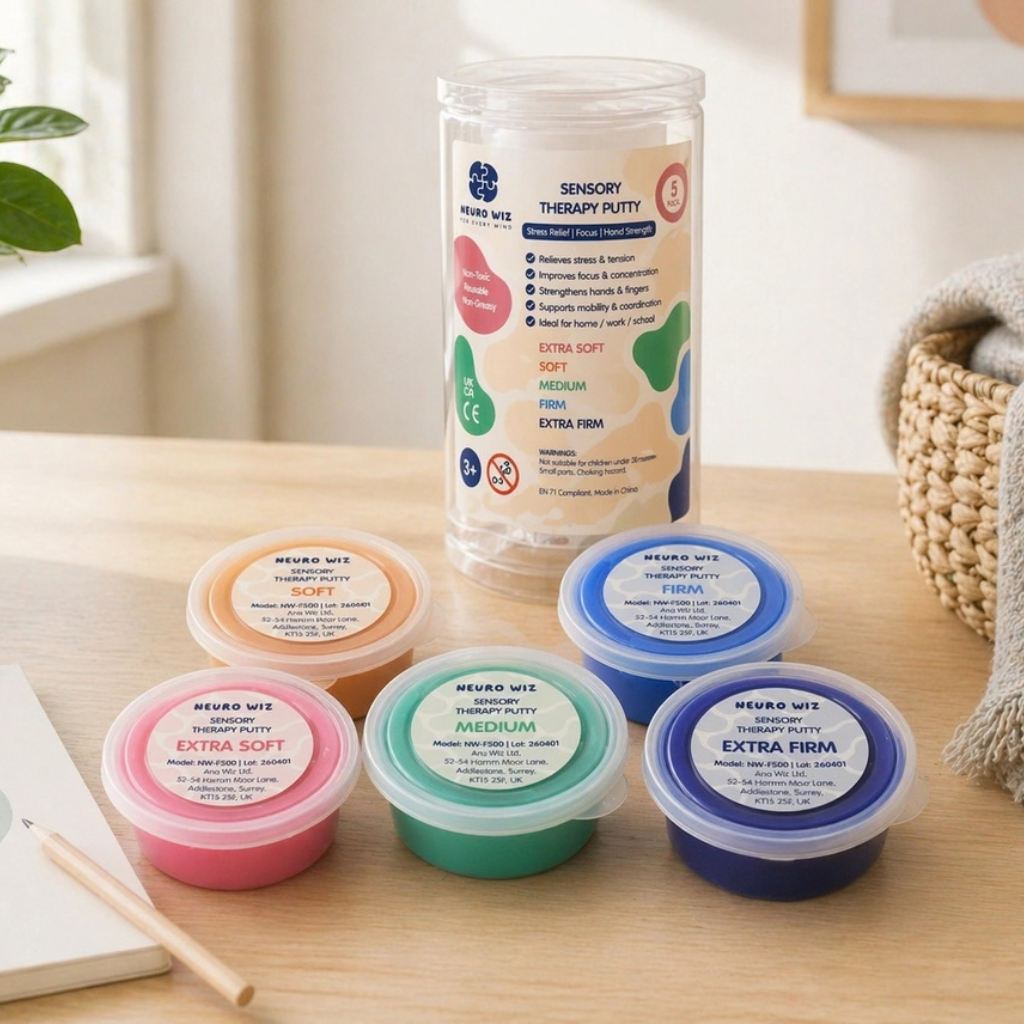 Sensorische Putty - Set 5 Weerstandsniveaus