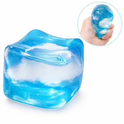 Ice Squish Cube - Blauw