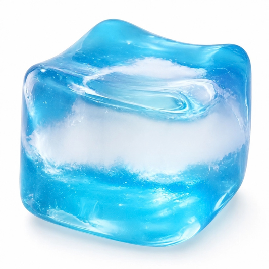 Ice Squish Cube - Blauw