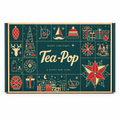 Limited Edition Tea-pops Kerstbox - 18 Theesticks