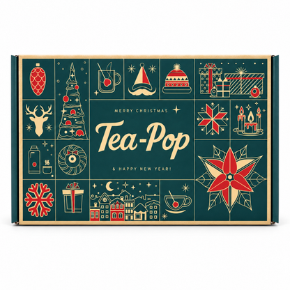 Limited Edition Tea-pops Kerstbox - 18 Theesticks