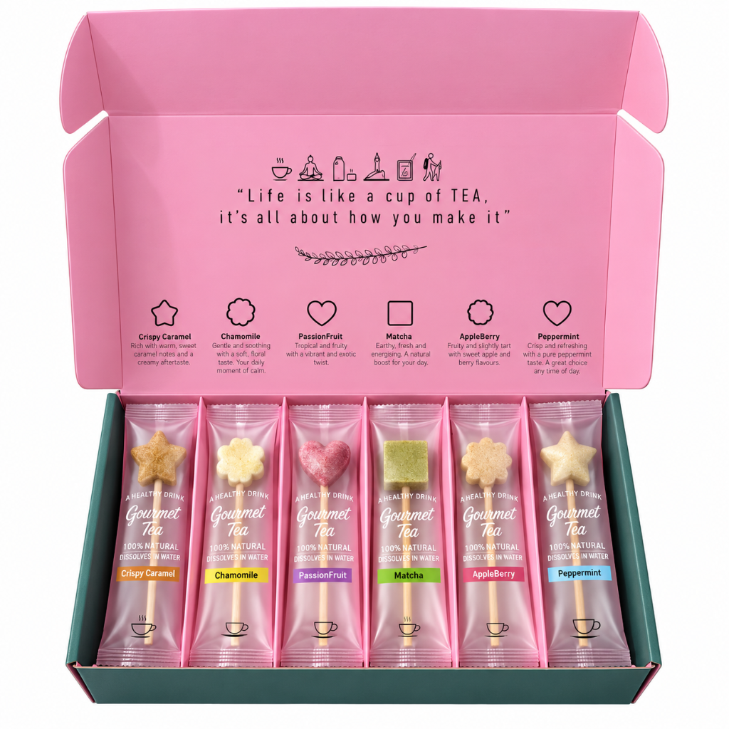 Limited Edition Tea-pops Kerstbox - 18 Theesticks