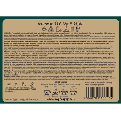 Limited Edition Tea-pops Kerstbox - 18 Theesticks