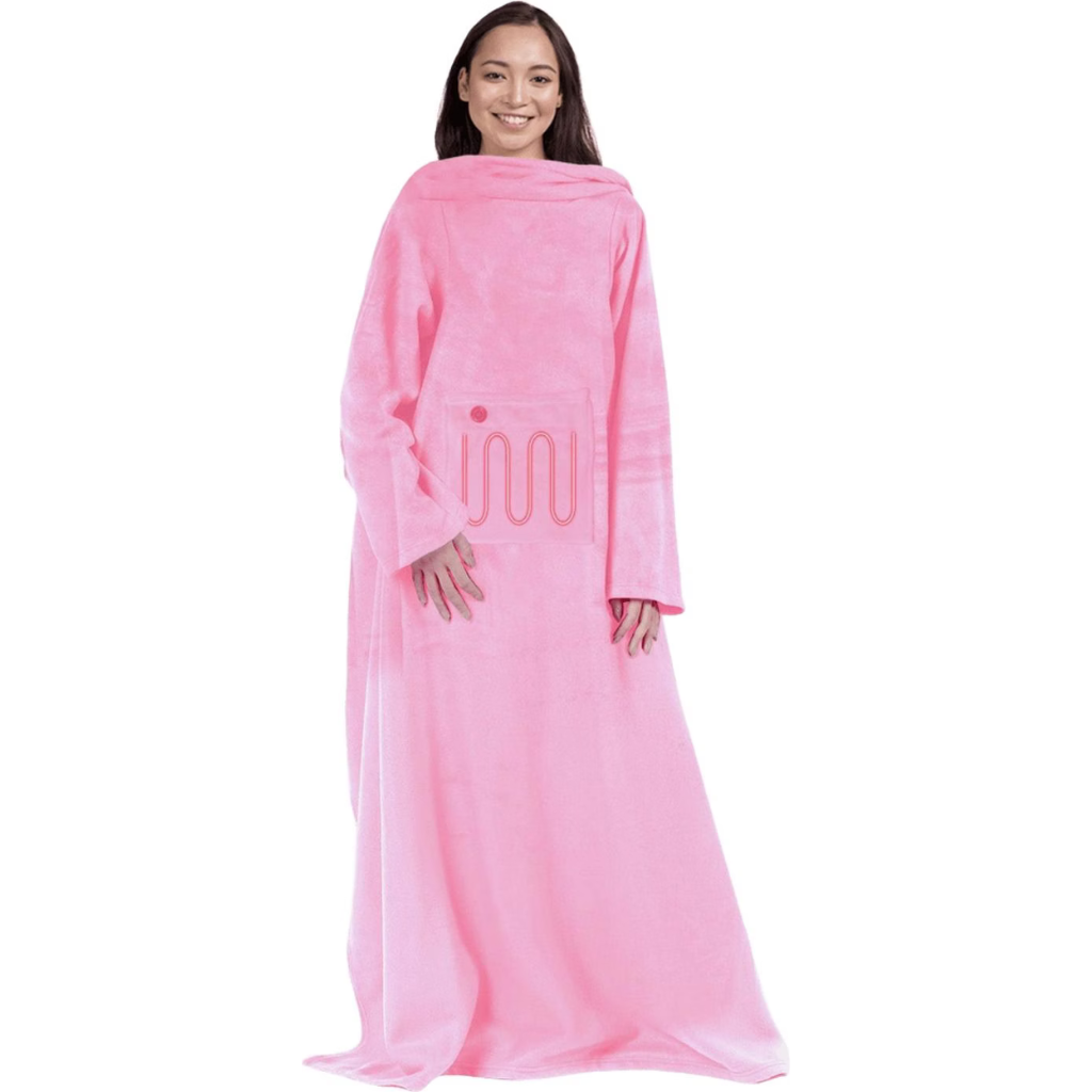 Verwarmde deken met mouwen