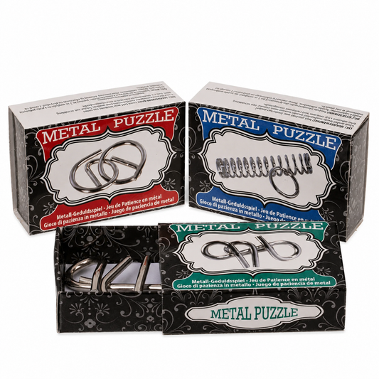 1+2 GRATIS - Metalen puzzel breinbreker
