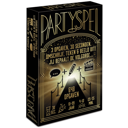 Partyspel met 648 opgaven