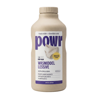 POWR Vloeibaar wasmiddel voor witte was - 33 wasbeurten