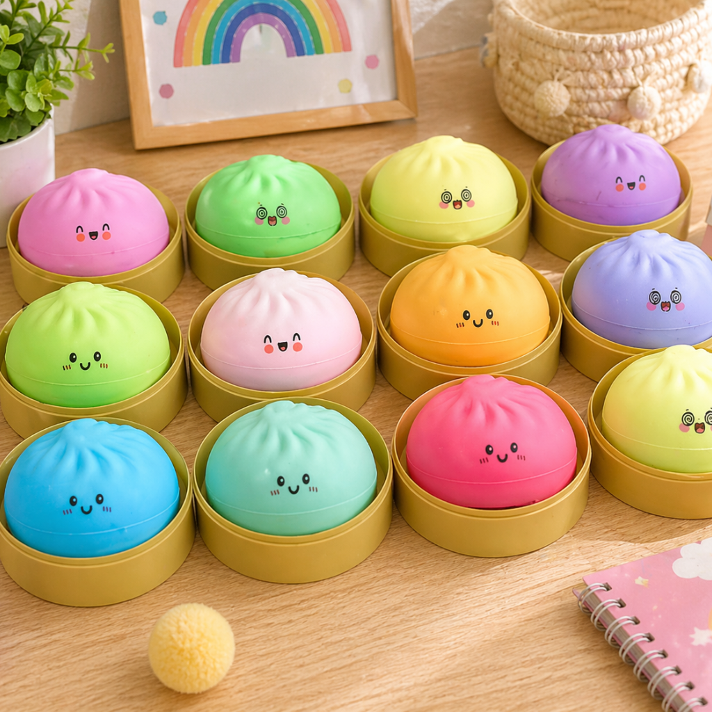 Mystery Squishy FOAM dumpling Fidget - Classic (8,5cm)