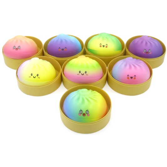 Mystery Squishy foam dumpling Fidget - Rainbow