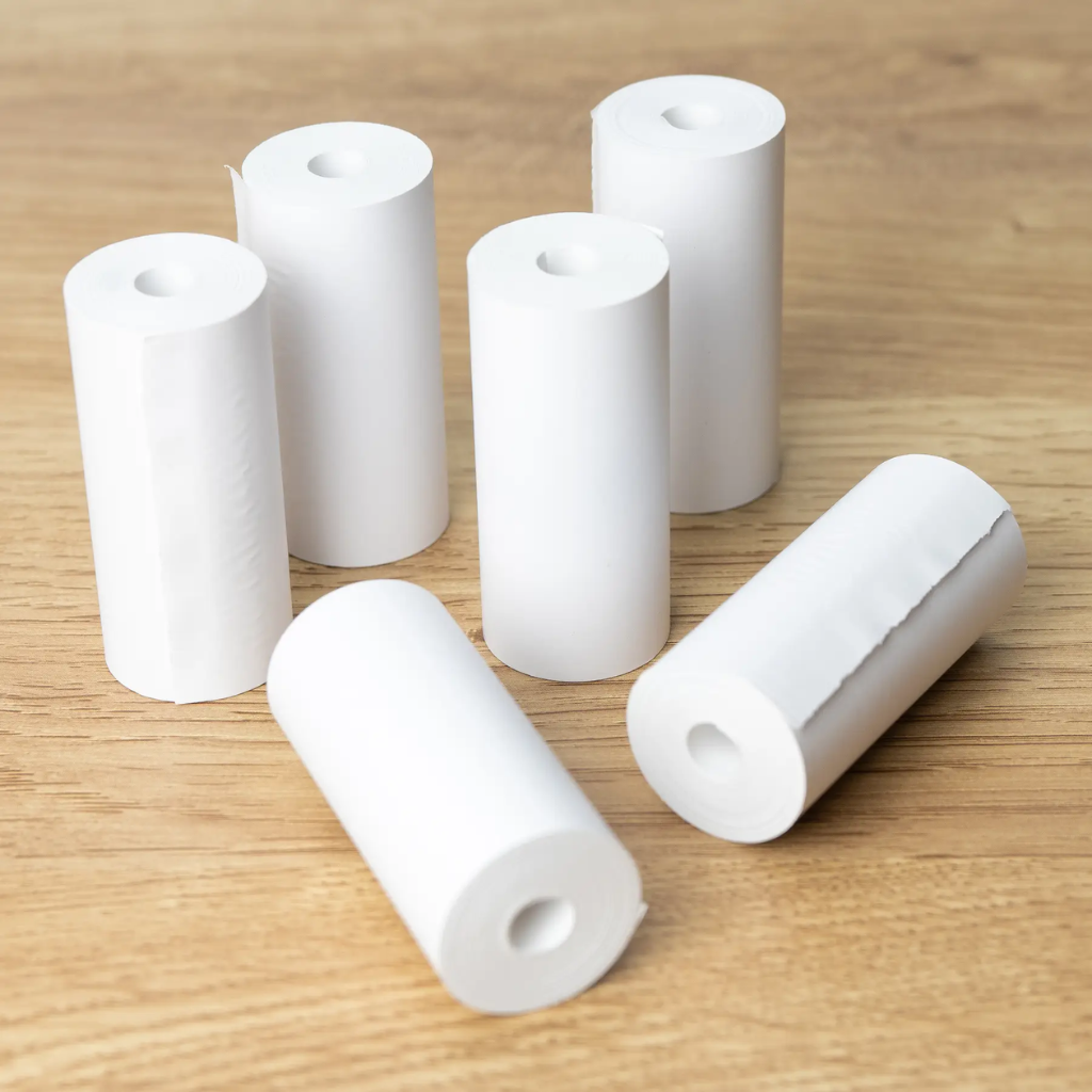 Draagbare thermische Printer met bluetooth + GRATIS 6 stuks papier navulling