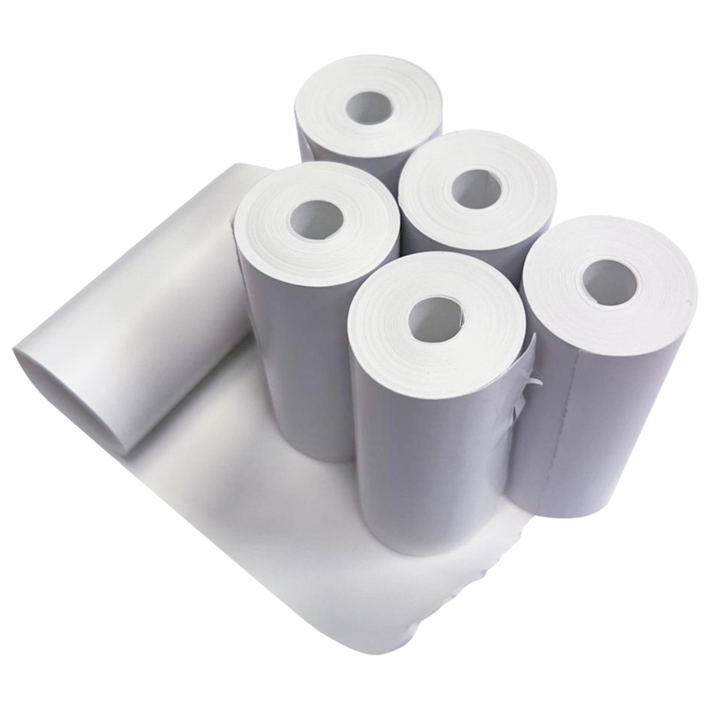 Draagbare thermische printer papier navulling - 6 stuks