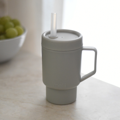 Melii - Plastic tumbler met rietje voor kinderen