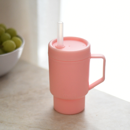 Melii - Plastic tumbler met rietje voor kinderen