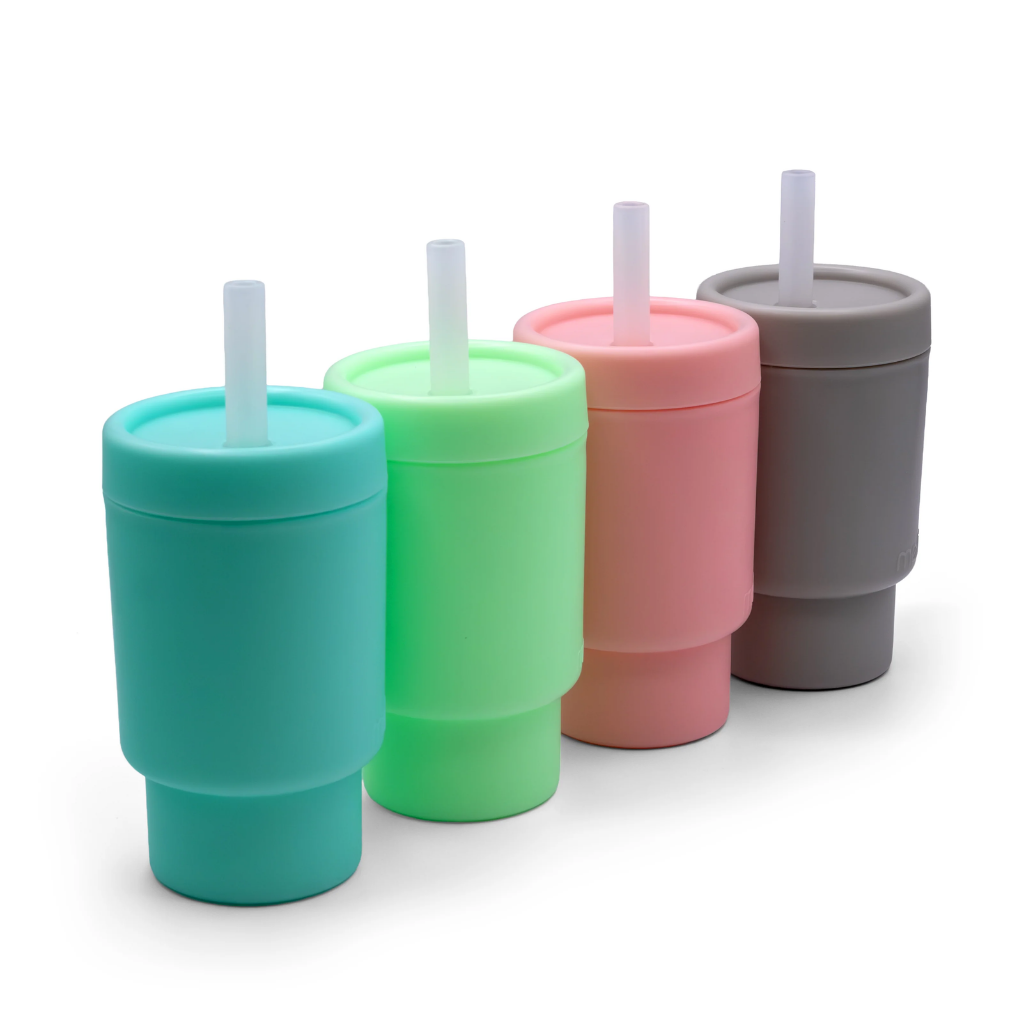 Melii - Plastic tumbler met rietje voor kinderen