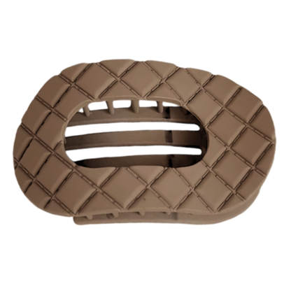 Haarclip plat met textuur