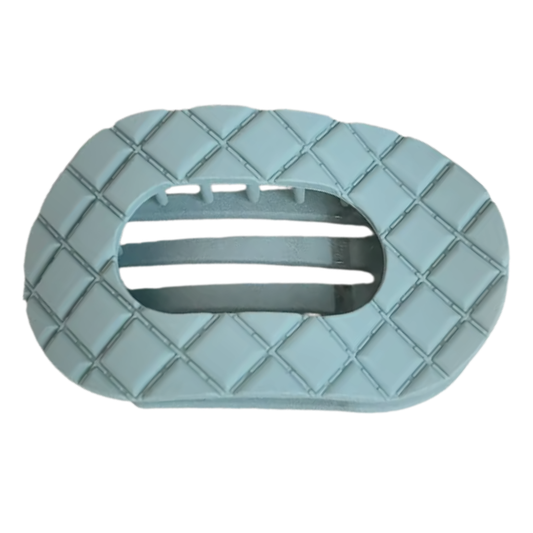 Haarclip plat met textuur