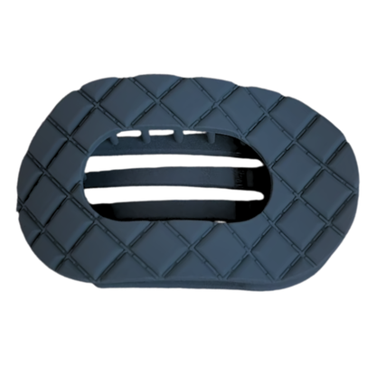 Haarclip plat met textuur