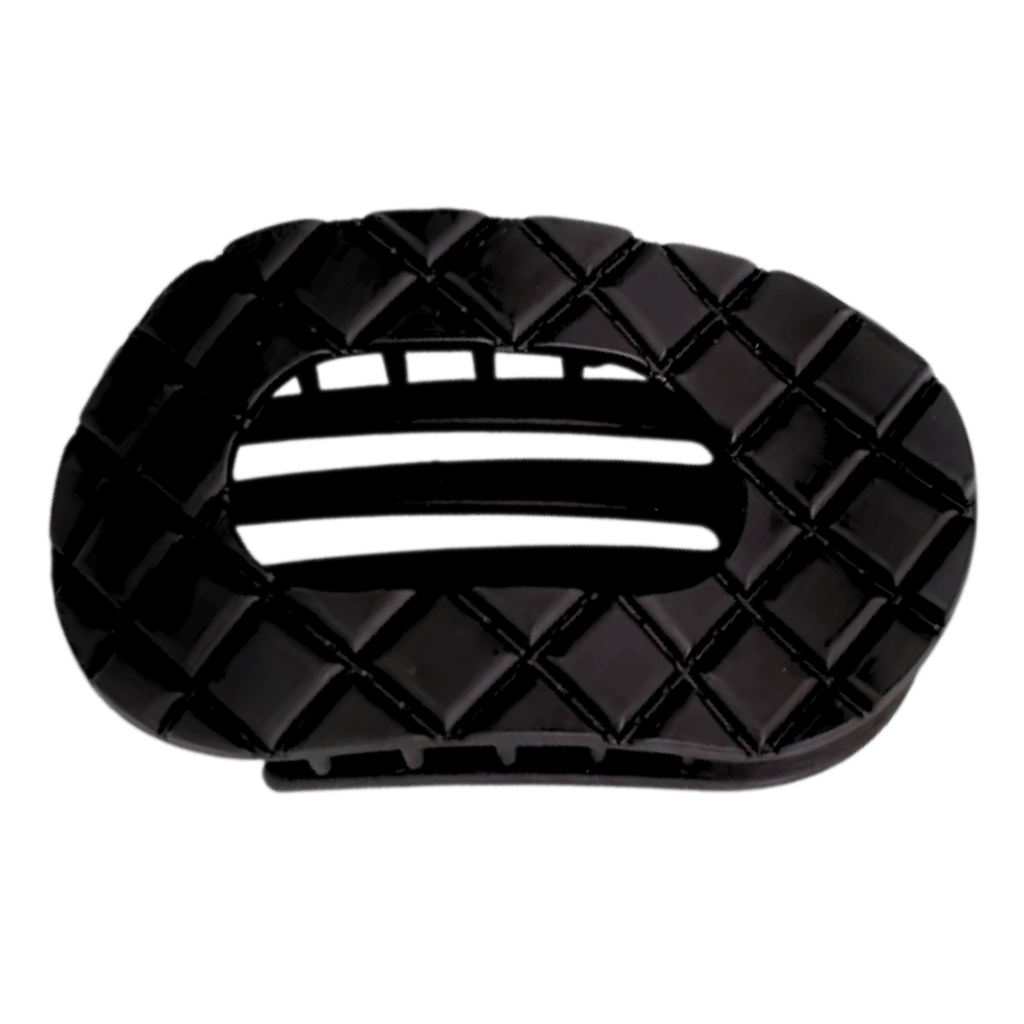 Haarclip plat met textuur