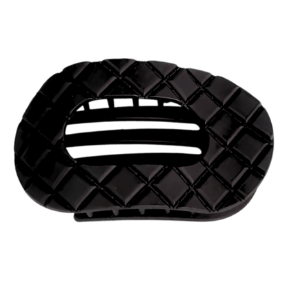 Haarclip plat met textuur