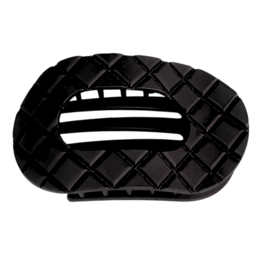 Haarclip plat met textuur