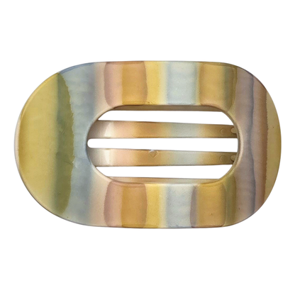 Haarclip plat met paint spots