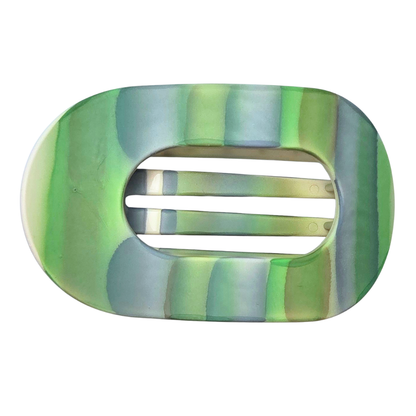 Haarclip plat met paint spots