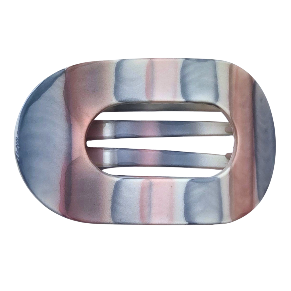 Haarclip plat met paint spots