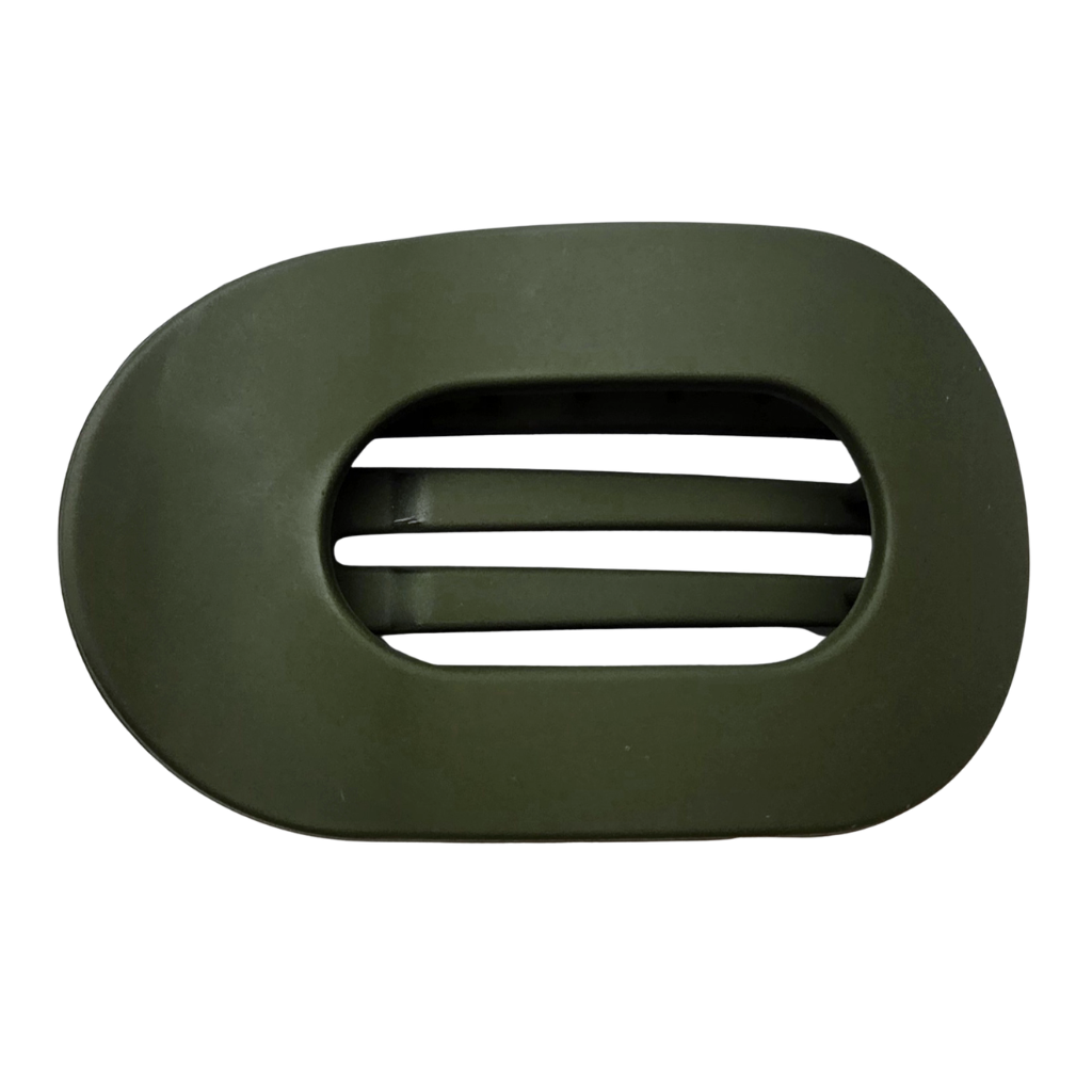 Haarclip plat in effen kleuren