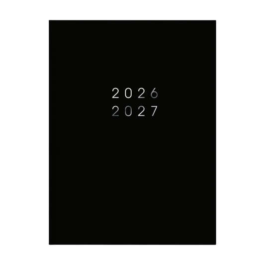 Pocket agenda 2026-2027 A6 Zwart