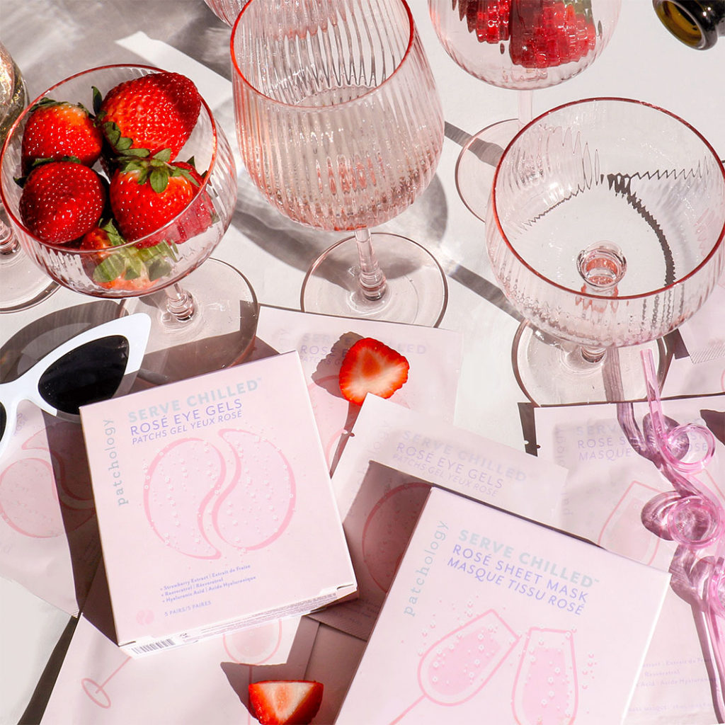 Patchology - Serve chilled rosé oogpads