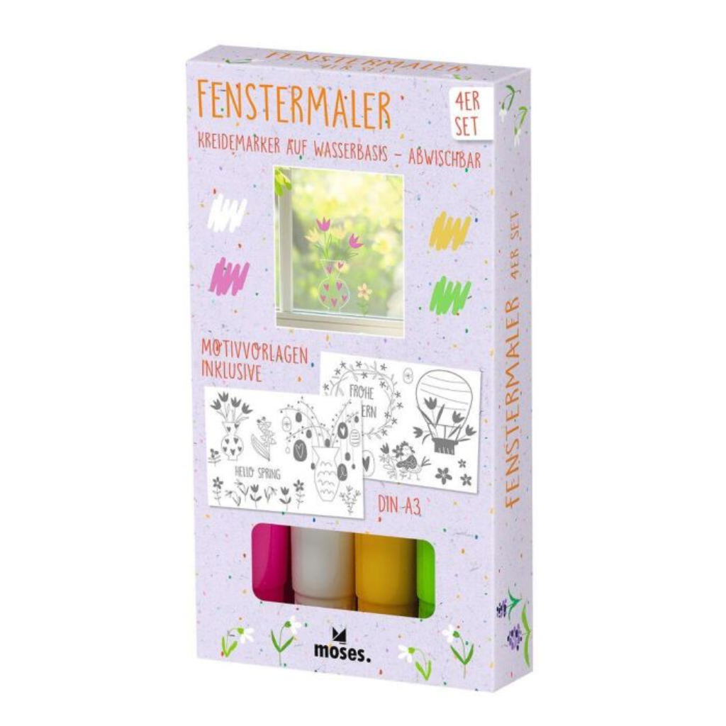 Raamstiften voorjaar - Set van 4