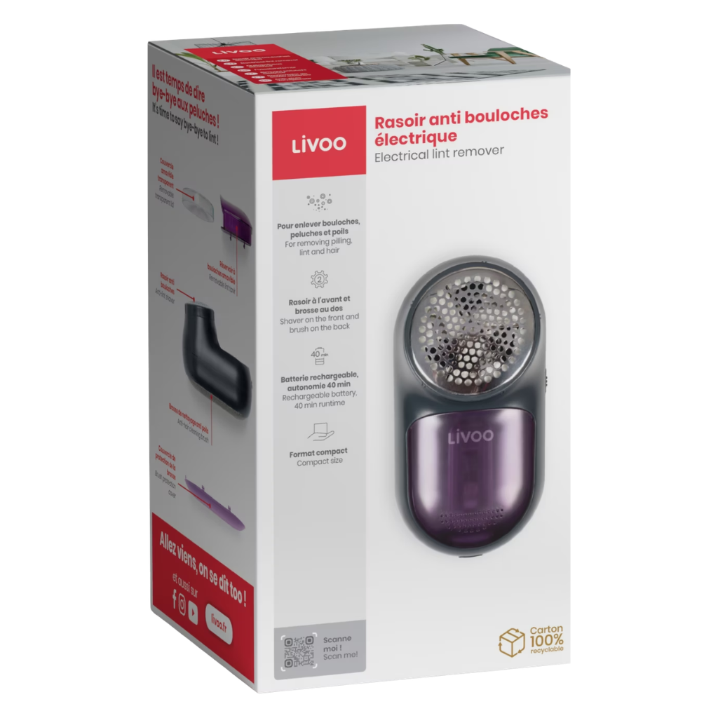 Oplaadbare pluizenverwijderaar