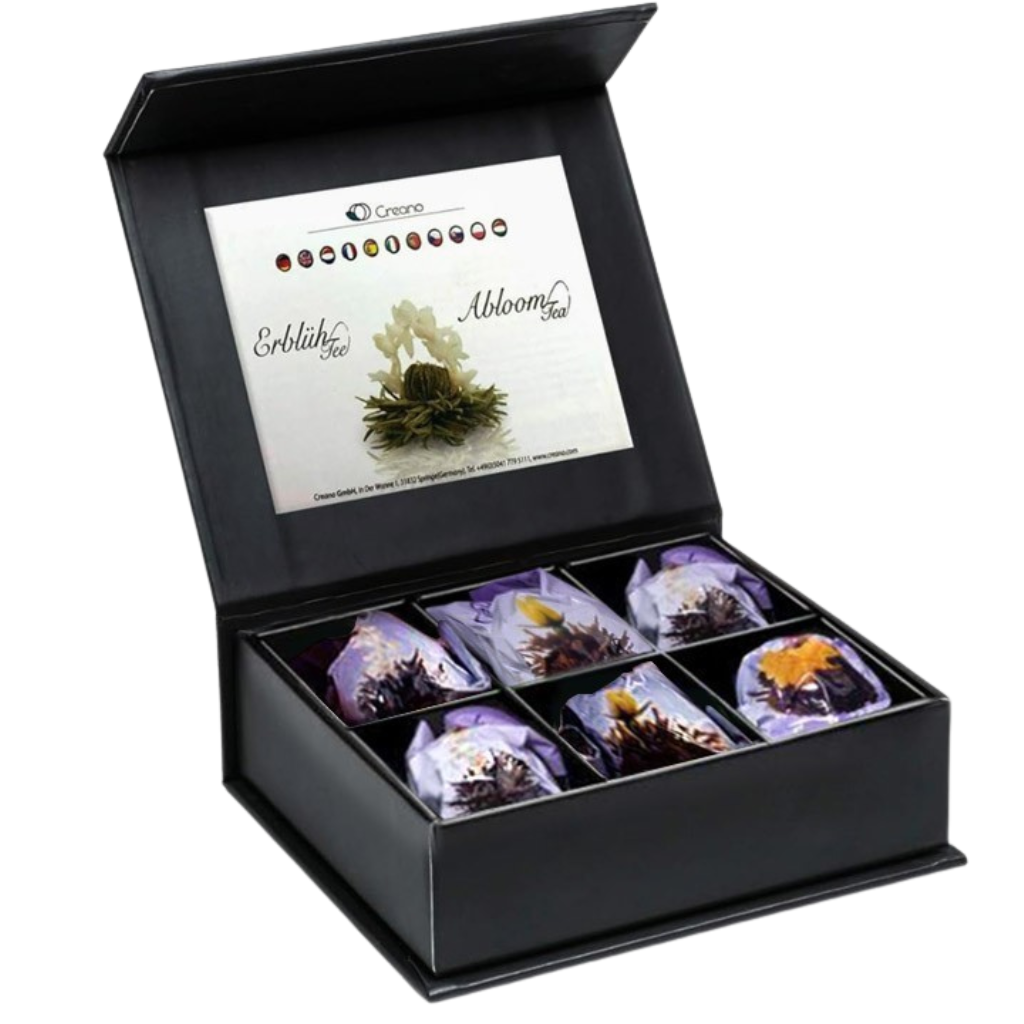 Magnetische geschenkdoos - Zwarte thee(bloemen)