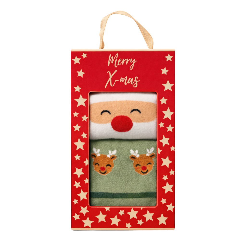 Christmas giftset met sokken voor volwassenen