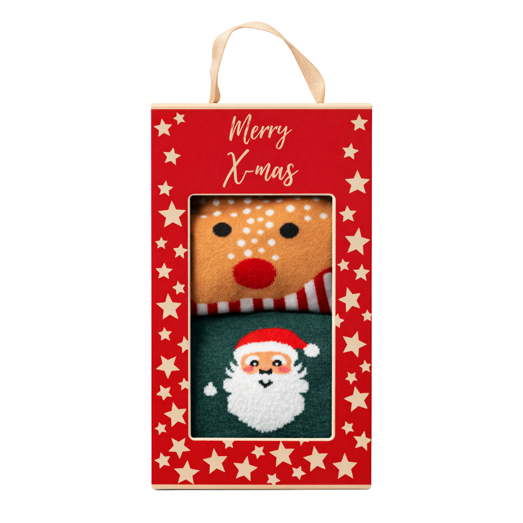 Christmas giftset met sokken voor volwassenen