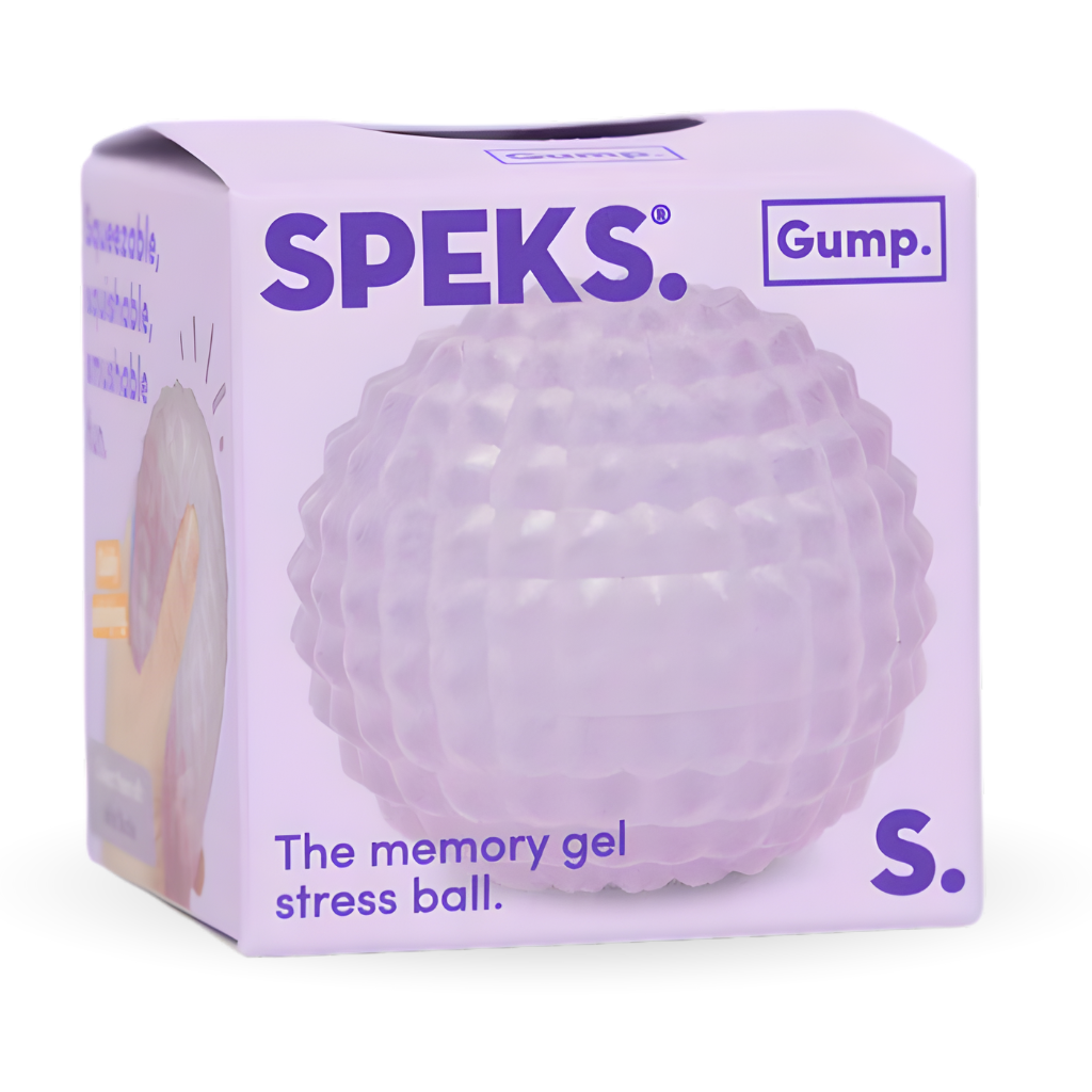 SPEKS Gump met reliëf - Memory gel stressbal fidget toy