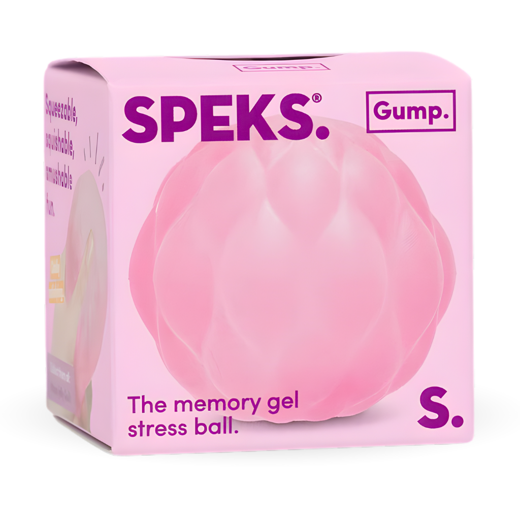 SPEKS Gump met reliëf - Memory gel stressbal fidget toy