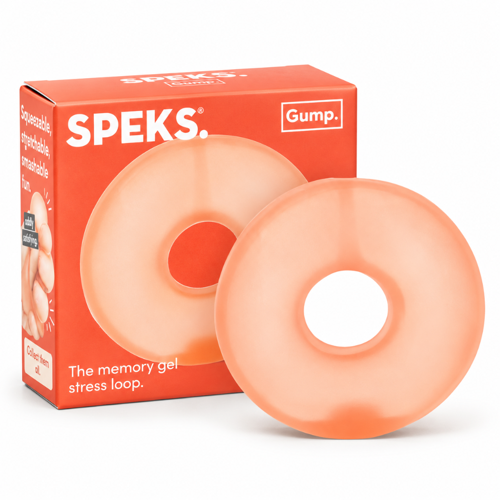SPEKS Gump loop - donut stressbal fidget toy