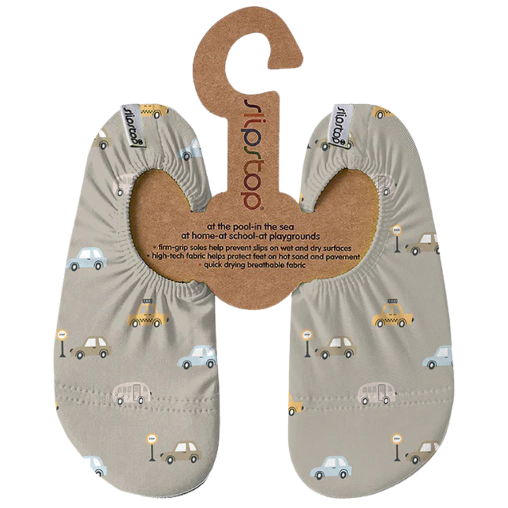 Slipstop antislip waterschoenen voor kinderen - Cars Naturel