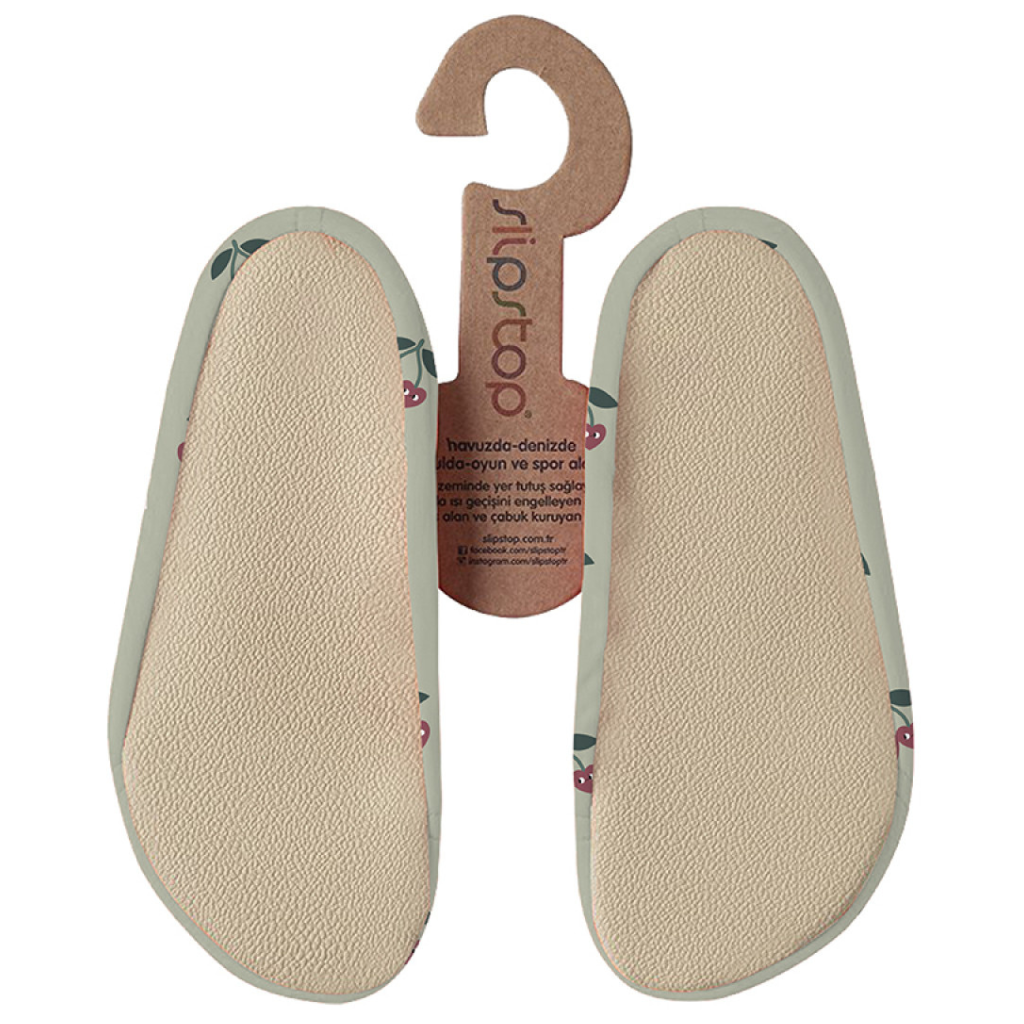Slipstop antislip waterschoenen voor kinderen - Cherry green