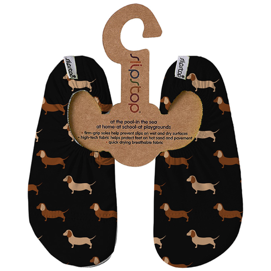 Slipstop antislip waterschoenen voor kinderen - Black Teckles