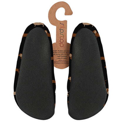 Slipstop antislip waterschoenen voor kinderen - Black Teckles