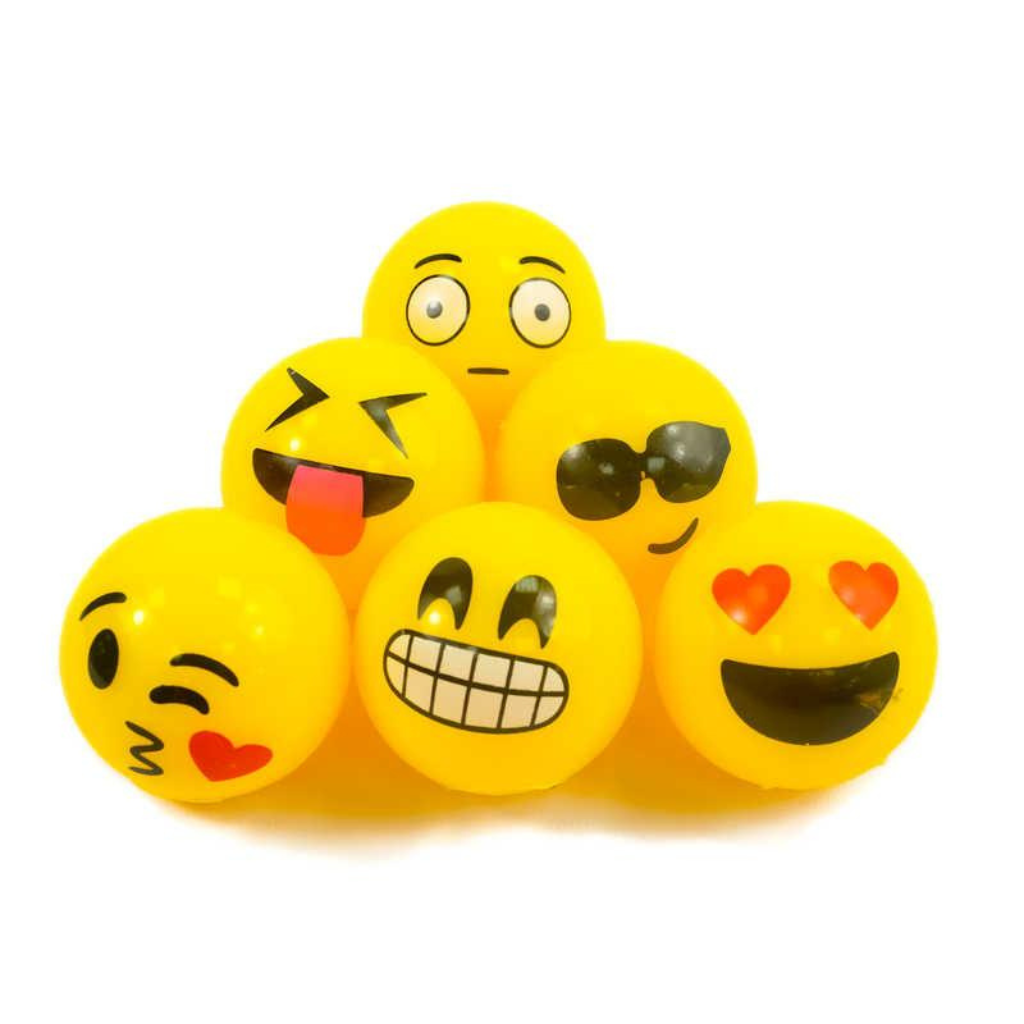 Lichtgevende Emoji stuiterbal