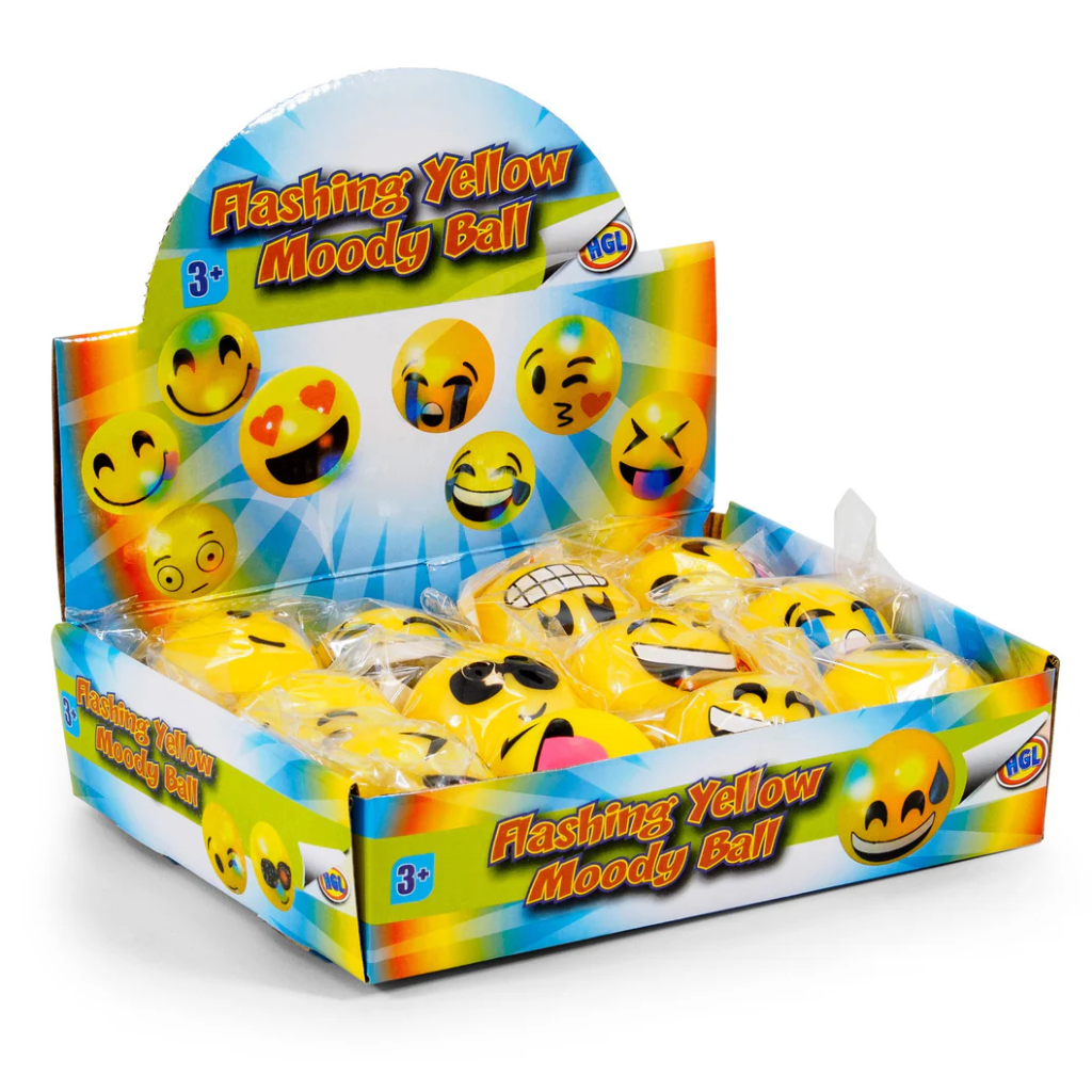 Lichtgevende Emoji stuiterbal