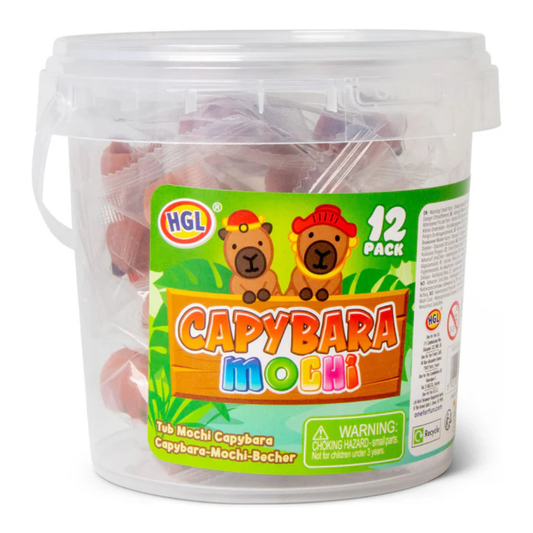 Capybara mochi tub - 12 stuks