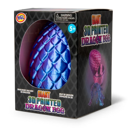 Drakenei met draak XL - 3D geprint