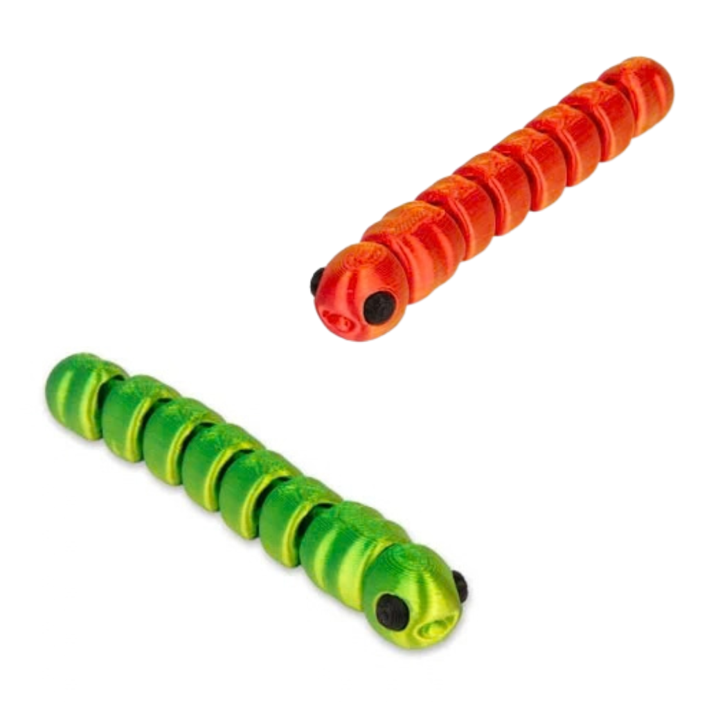Appel & rups - 3D geprint