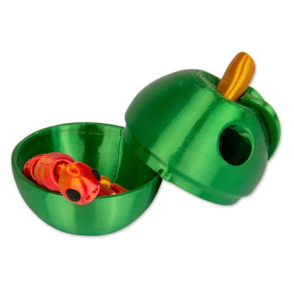 Appel & rups - 3D geprint