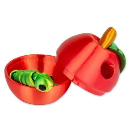 Appel & rups - 3D geprint